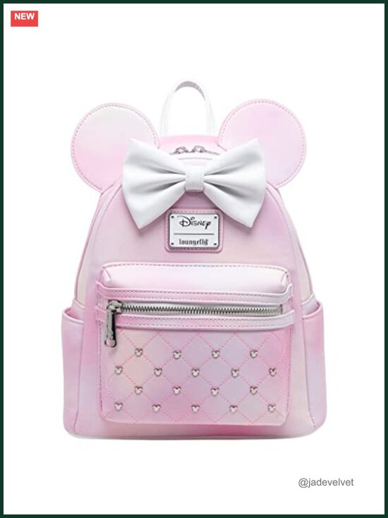 Loungefly Disney Minnie Mouse Classic Series Mini Backpack - Sakura, Faux main image 6